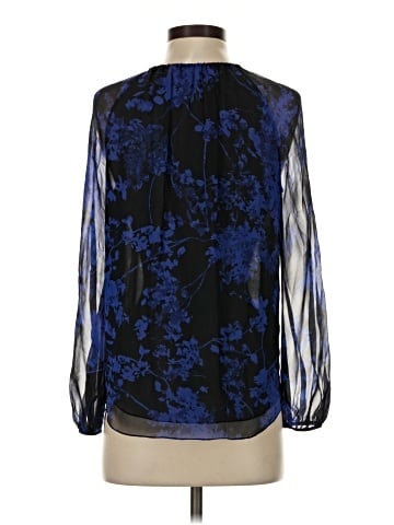 Diane von Furstenberg Long Sleeve Silk Top (view 2)