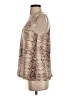 Bar III Tan Sleeveless Blouse Size S - photo 5