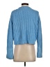 J.Crew 100% Cotton Solid Blue Pullover Sweater Size S - photo 2