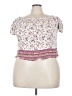 Rewind 100% Rayon Pink Short Sleeve Top Size XXL - photo 1