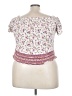 Rewind 100% Rayon Pink Short Sleeve Top Size XXL - photo 2