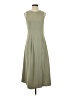 Luxely Solid Green Casual Dress Size 0 - photo 1