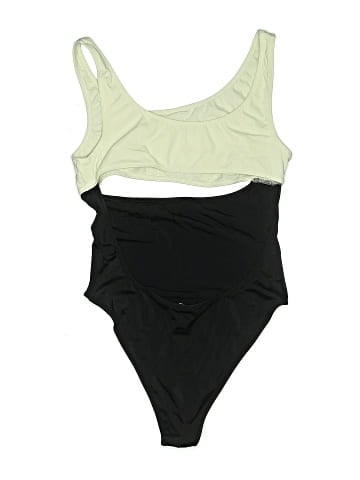 Solid & Striped One Piece Swimsuit (view 2)
