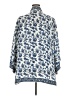 Max Studio 100% Polyester Blue Kimono Size 3X - photo 2