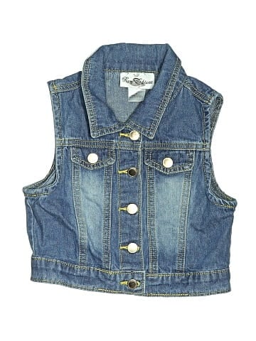 Rare Editions Denim Vest (view 1)