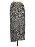 Yozy Print Black Casual Skirt Size 6 - photo 1