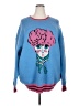 Cider Print Blue Pullover Sweater Size XXXXL - photo 1