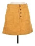 Gap Solid Yellow Casual Skirt Size 8 - photo 1