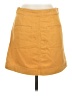 Gap Solid Yellow Casual Skirt Size 8 - photo 2