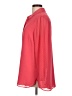 Talbots 100% Polyester Red Long Sleeve Blouse Size L - photo 5