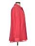 Talbots 100% Polyester Red Long Sleeve Blouse Size L - photo 4