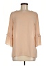 DR2 Tan 3/4 Sleeve Blouse Size M - photo 1