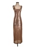 Bebe Metallic Brown Cocktail Dress Size S - photo 1