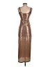 Bebe Metallic Brown Cocktail Dress Size S - photo 2