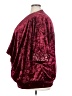 BLOOMCHIC 100% Polyester Burgundy 3/4 Sleeve Blouse Size 22 - photo 5