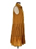 Julia 100% Polyester Brown Casual Dress Size S - photo 4