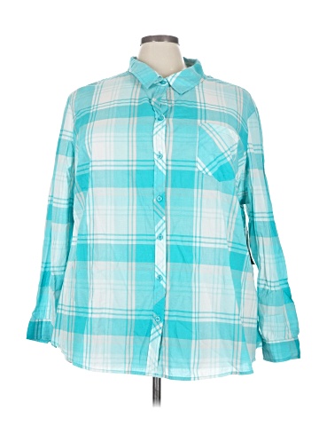 Faded Glory Long Sleeve Button-Down Shirt (view 1)