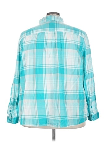 Faded Glory Long Sleeve Button-Down Shirt (view 2)