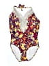 Shell Kepler Paisley Ivory One Piece Swimsuit Size 1X - photo 1