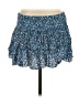 Shein Paisley Blue Casual Skirt Size 2 - photo 1