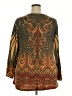 Avenue Brown Long Sleeve Blouse Size 18 - 20 Plus - photo 2
