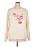Francesca's Graphic Ivory Sweatshirt Size XL - photo 1
