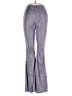 Shein 100% Polyester Chevron-herringbone Purple Casual Pants Size XS - photo 1