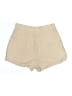 Unbranded Solid Tan Khaki Shorts Size M - photo 2
