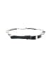 Unbranded 100% Leather Silver Leather Belt Size Med - Lg - photo 1