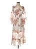 Blush 100% Polyester Floral Ivory Cocktail Dress Size S - photo 1