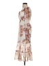 Blush 100% Polyester Floral Ivory Cocktail Dress Size S - photo 5