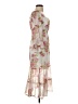 Blush 100% Polyester Floral Ivory Cocktail Dress Size S - photo 4