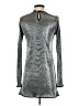Forever 21 Metallic Silver Cocktail Dress Size S - photo 2