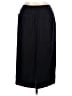 Talbots 100% Polyester Stripes Black Formal Skirt Size 10 - photo 2