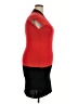 Neiman Marcus Color Block Red Cocktail Dress Size 14 - photo 4