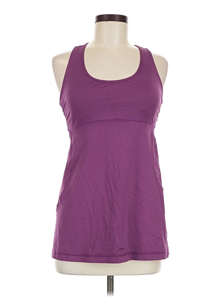Pre-owned Lululemon Athletica Active Tank Top In Purple