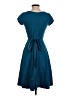 eShakti Solid Teal Cocktail Dress Size S (estimated) - photo 2