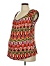 Due Time Maternity Red Sleeveless Blouse Size L (estimated) - photo 1
