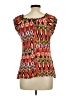 Due Time Maternity Red Sleeveless Blouse Size L (estimated) - photo 2