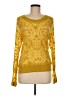 CAbi Animal Print Yellow Pullover Sweater Size M - photo 1