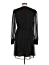Ann Taylor 100% Polyester Polka Dots Black Casual Dress Size 6 - photo 2