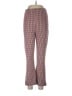 Free People Houndstooth Red Casual Pants Size 12 - photo 1