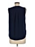 Tommy Hilfiger 100% Polyester Blue Sleeveless Blouse Size M - photo 2