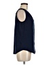 Tommy Hilfiger 100% Polyester Blue Sleeveless Blouse Size M - photo 4