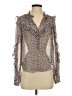 Veronica Beard Brown Long Sleeve Blouse Size 2 - photo 1
