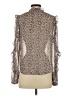 Veronica Beard Brown Long Sleeve Blouse Size 2 - photo 2