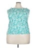 Lane Bryant Teal Tank Top Size 22 (5) - photo 1