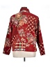 Coldwater Creek Print Red Jacket Size XL - photo 2