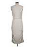 Ann Taylor Solid Gray Casual Dress Size L - photo 2