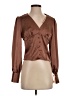 Sincerely Jules Brown Long Sleeve Blouse Size S - photo 1